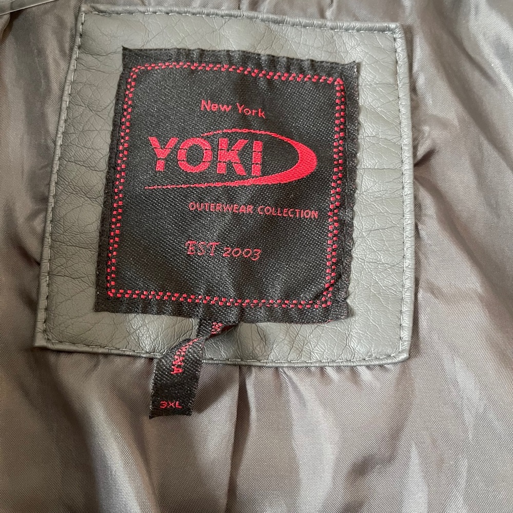 Gray Leather Jacket - image 3